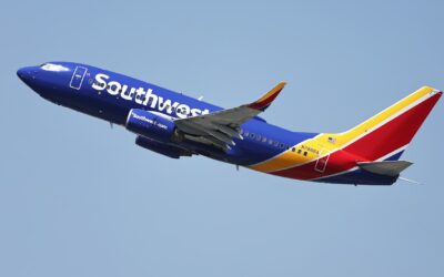 Southwest, American raise sales outlooks, shares jump