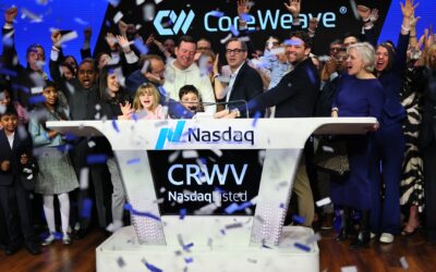 CoreWeave shares bounce 12%, rising above IPO price