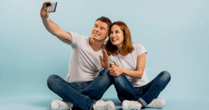 Couples who often post about each other on social media