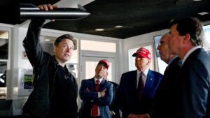 Musks SpaceX is frontrunner to build Trumps missile shield Reuters