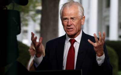 Trade advisor Peter Navarro hypes stock market after plunge