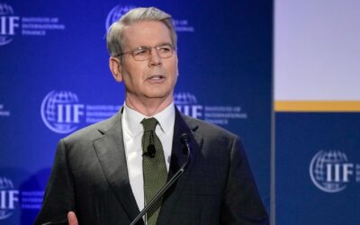 Treasury chief Scott Bessent delivers speech