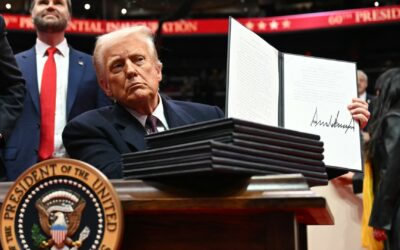 Trump’s first 100 days in photos