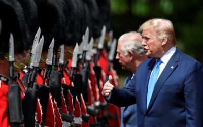 UK escapes worst of Trump’s tariff wrath but says levies are ‘threat’