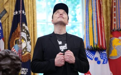 Elon Musk deflects question about drug use as Trump looks on