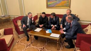 Europe leaders in Kyiv turn up pressure on Russia over