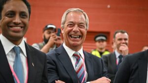 Farages Reform UK Party support surges wins closest ever by election