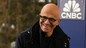 Microsoft pops 9 after earnings beat on pace for best