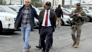 Newark Mayor Ras Baraka arrested for trespass at ICE NJ