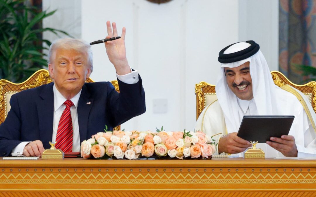 Qatari PM denies jumbo jet gift to Trump is bribery