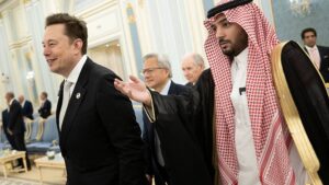 Tech CEOs mingle with Trump and MBS at Saudi investment