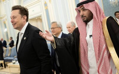 Tech CEOs mingle with Trump and MBS at Saudi investment forum