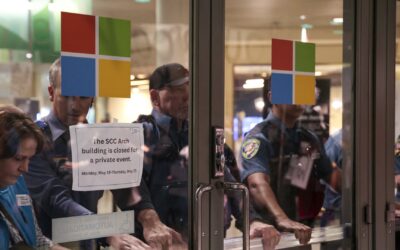 Tech conferences are ramping up security to quell employee protests