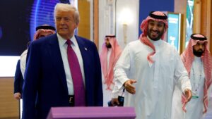 Trump and Saudi Crown Prince bask in friendship during Riyadh