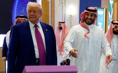 Trump and Saudi Crown Prince bask in friendship during Riyadh visit