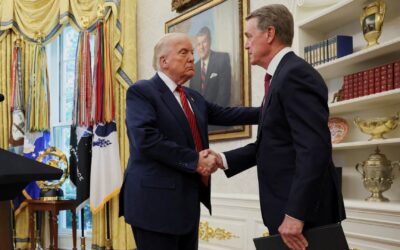 Trump’s China ambassador David Perdue sworn in before trade talks