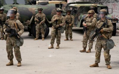 California seeks bar on troops in LA