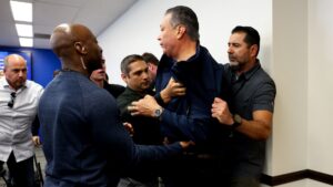 Sen Alex Padilla handcuffed at DHS press conference Full video