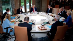 Trump signals escalation in Israel Iran conflict as he leaves G7