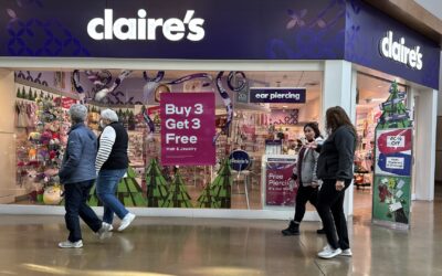 Claire’s files for bankruptcy again as debt pile looms