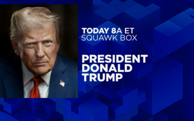 President Donald Trump to join ‘Squawk Box’ at 8 a.m. ET