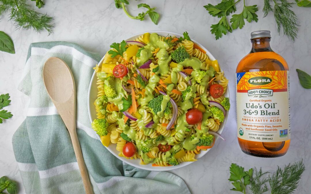 Healthy Green Goddess Pasta Salad