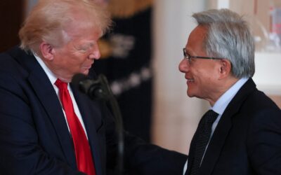 Nvidia’s Huang joining Trump on UK state visit next week